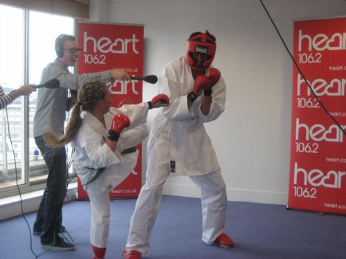 Jamie Theakston and the Karate Kid