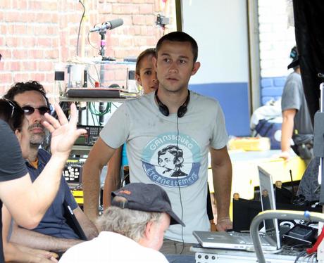 On set with the stars