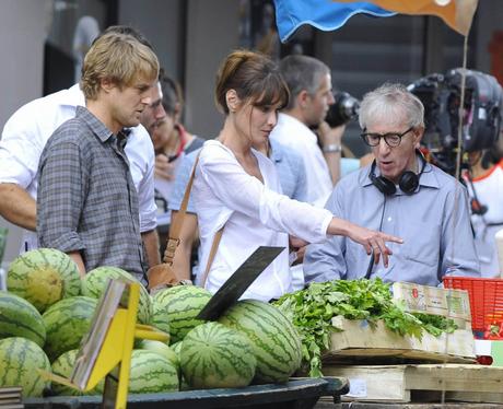 On set with the stars