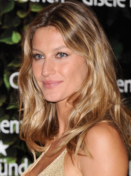 Giselle Bundchen with long hair