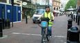 Image 6: Harriet out and about in London on a Boris bike 
