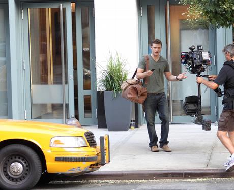 On set with the stars