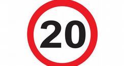 20MPH Sign