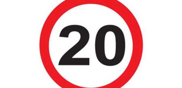 20MPH Sign