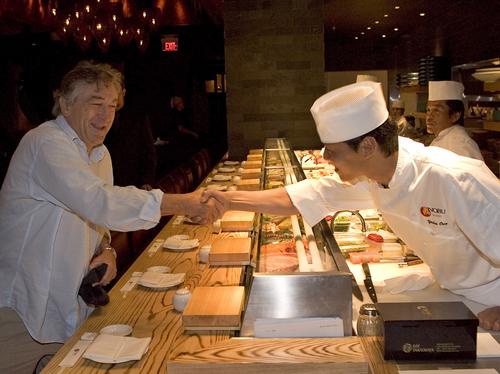 Celebs turn to food