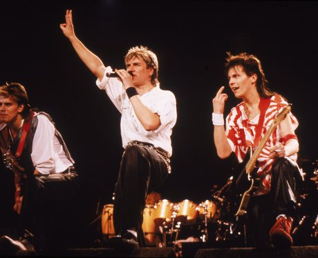 Duran Duran in the 80s onstage