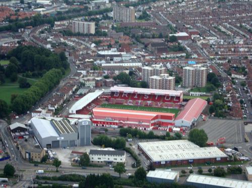 Over Bristol City Ground