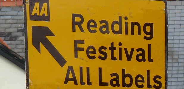 Reading Festival Road Sign 2010