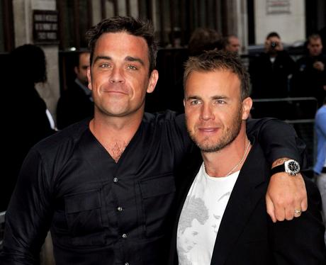 Robbie Williams and Gary Barlow