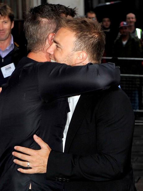Robbie Williams and Gary Barlow