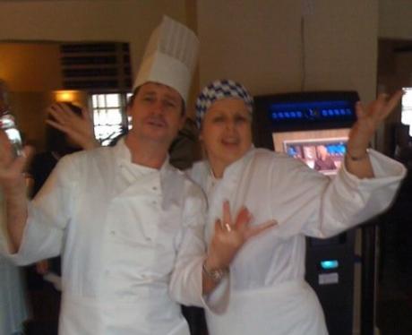 Cooking up a storm at the White Horse