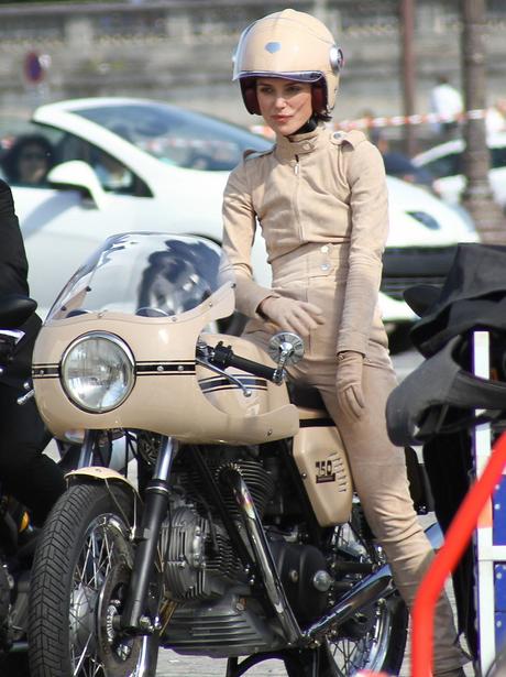 Keira Knightley shooting a new Chanel commerical o