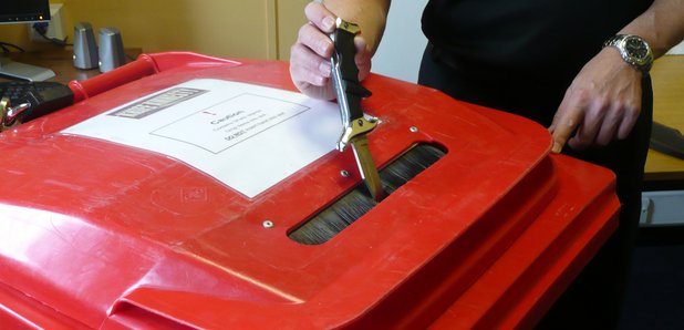 Knife placed in police amnesty bin 