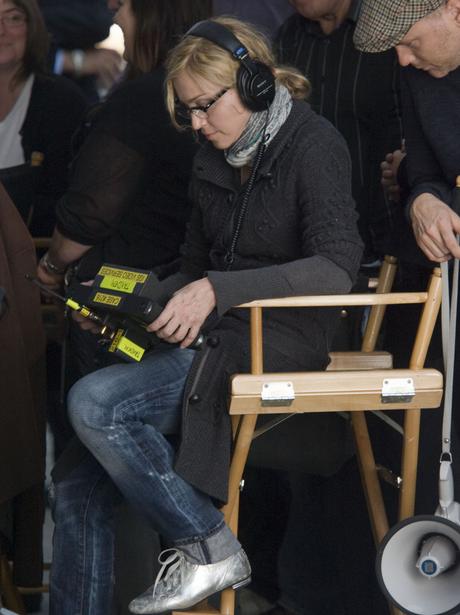 On set with the stars