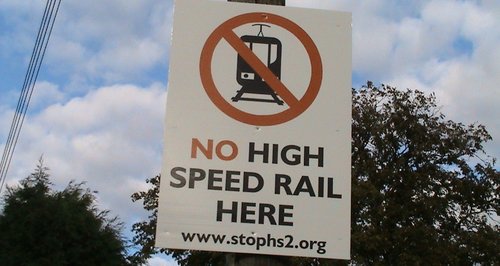 High Speed Rail Protest
