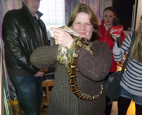 Warrens snake visit