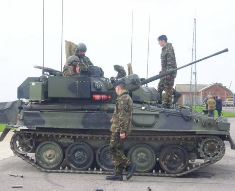 Soldiers Training to use Tanks