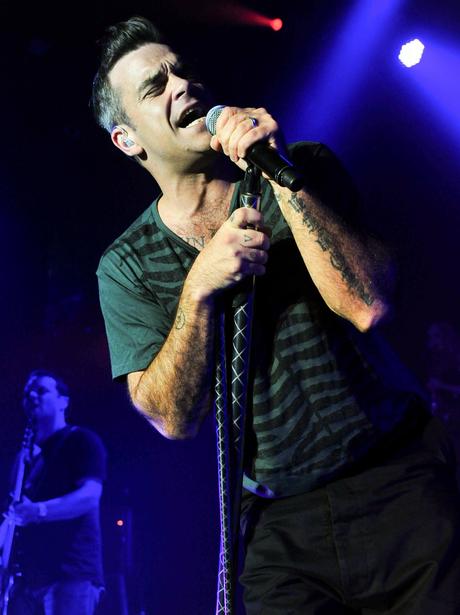 Robbie Williams and Gary Barlow
