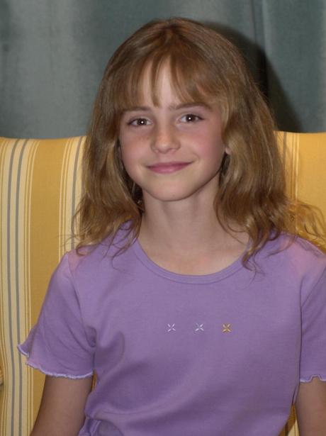 Emma Watson as a young girl