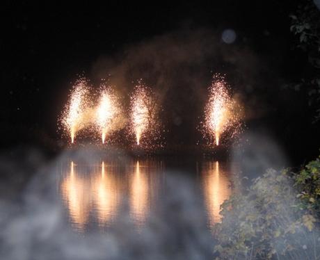 Fairlands Valley Park Fireworks in Stevenage