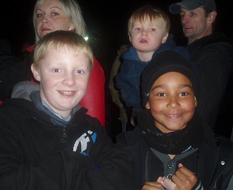 Fireworks at Popes Meadow in Luton