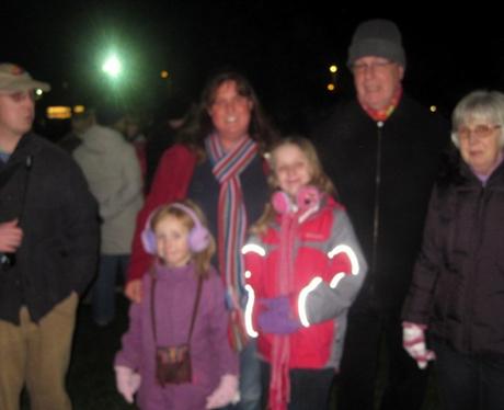 Fireworks at Popes Meadow in Luton