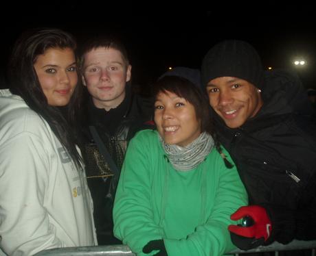 Fireworks at Popes Meadow in Luton