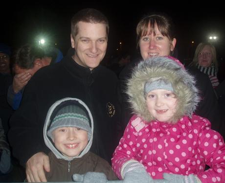 Fireworks at Popes Meadow in Luton