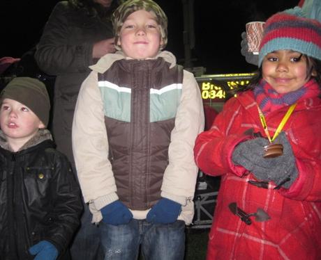 Fireworks at Popes Meadow in Luton