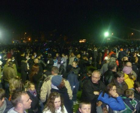 Fireworks at Popes Meadow in Luton