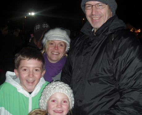 Fireworks at Popes Meadow in Luton