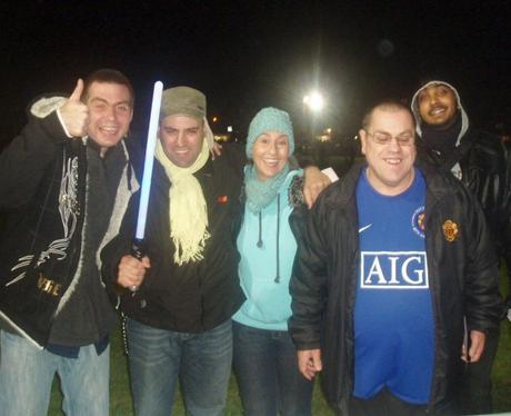Fireworks at Popes Meadow in Luton