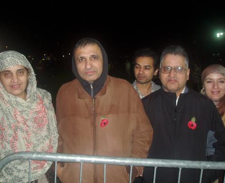 Fireworks at Popes Meadow in Luton