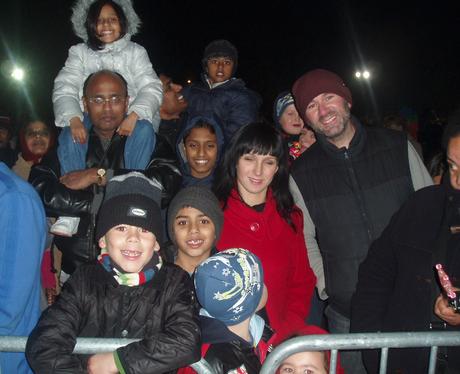 Fireworks at Popes Meadow in Luton