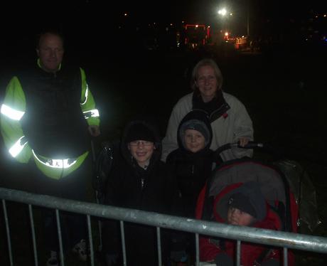 Fireworks at Popes Meadow in Luton