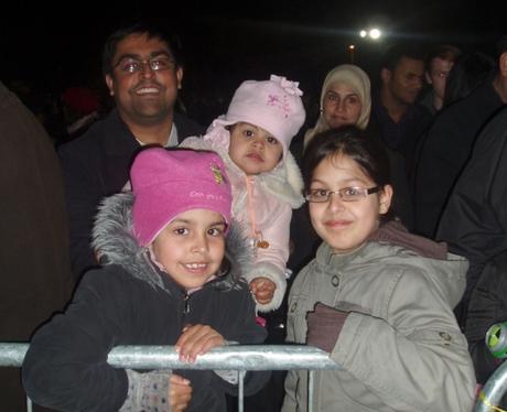 Fireworks at Popes Meadow in Luton