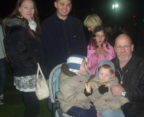 Fireworks at Popes Meadow in Luton
