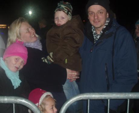 Fireworks at Popes Meadow in Luton