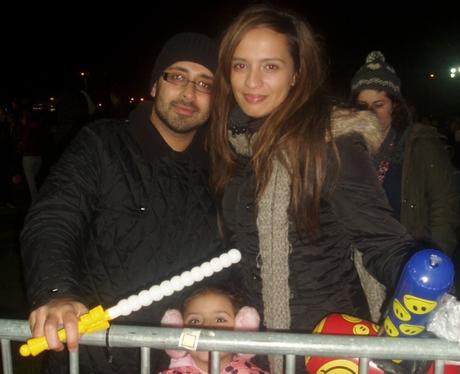 Fireworks at Popes Meadow in Luton