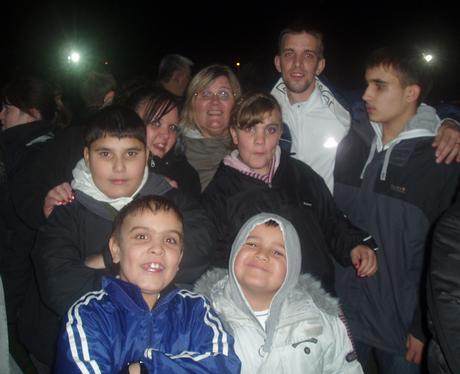 Fireworks at Popes Meadow in Luton