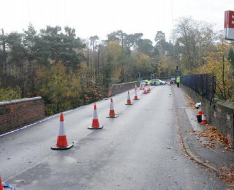 Pictures from Oxshott Train Crash