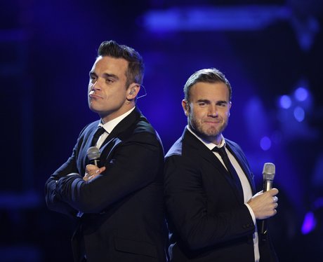 Robbie Williams and Gary Barlow