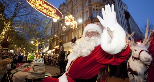 santa visits birmingham