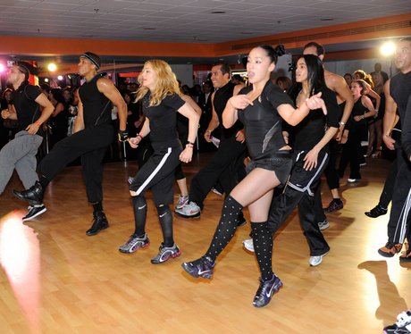 madonna launches gym