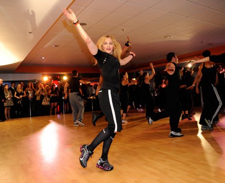 madonna launches gym