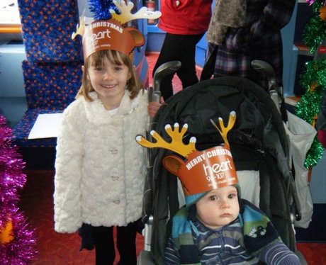 Santa Bus in Northampton Market Square