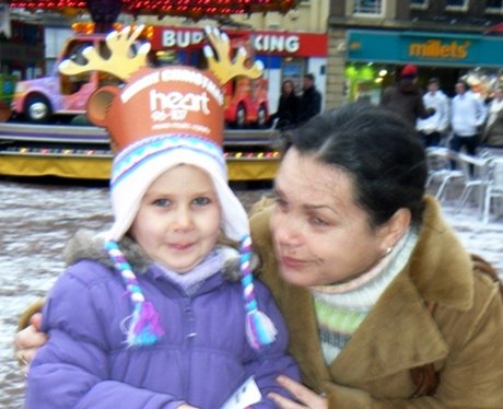 Santa Bus in Northampton Market Square