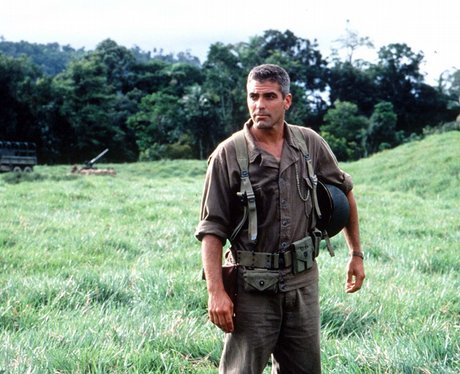 George Clooney in the film The Thin Red Line