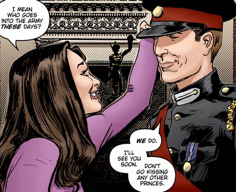 Kate and William comic book