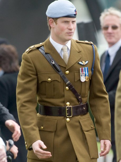 Prince Harry in unifrom